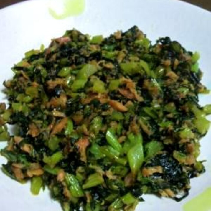 子供も満足 大根菜とツナの炒め物 レシピ 作り方 By やまふぁ 楽天レシピ